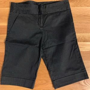 Truworths black shorts with white small polkadots